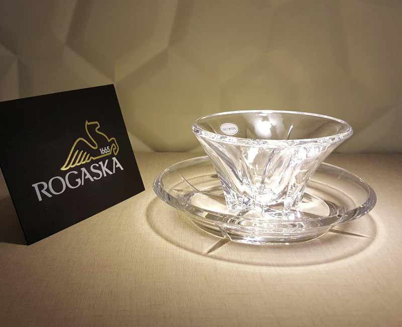 Rogaska Polar Light 103030 Crystal Plate crystal dishes